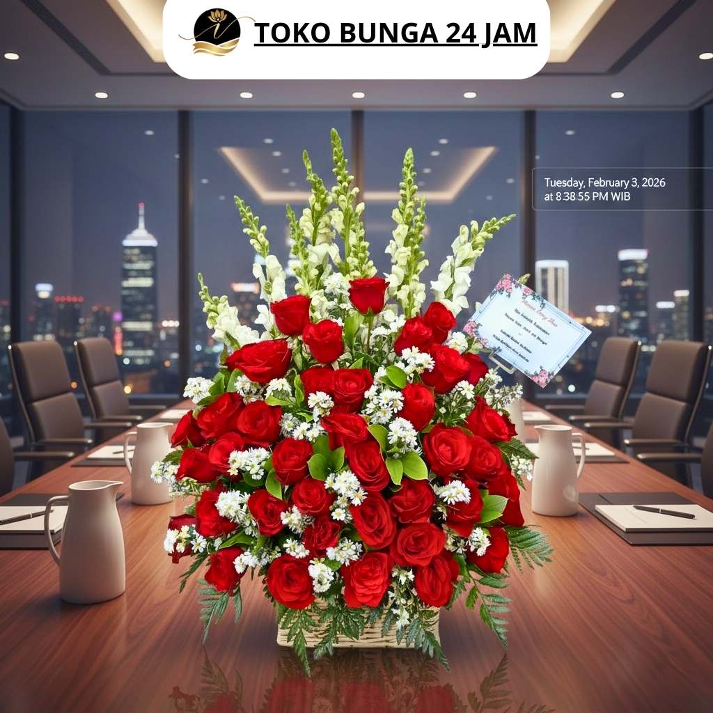 Bunga Meja Jakarta – Rangkaian Elegan untuk Kantor, Rumah, dan Acara Resmi