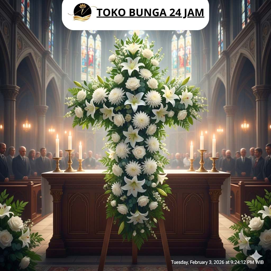 Bunga Salib Jakarta – Rangkaian Bunga Penghormatan Terakhir yang Penuh Makna